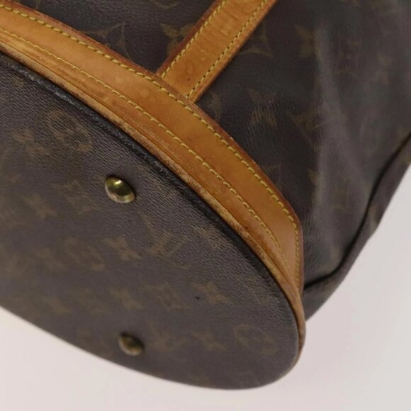 LOUIS VUITTON Monogram Bucket GM Shoulder Bag M42236 LV Auth 120557 - Picture 5 of 16